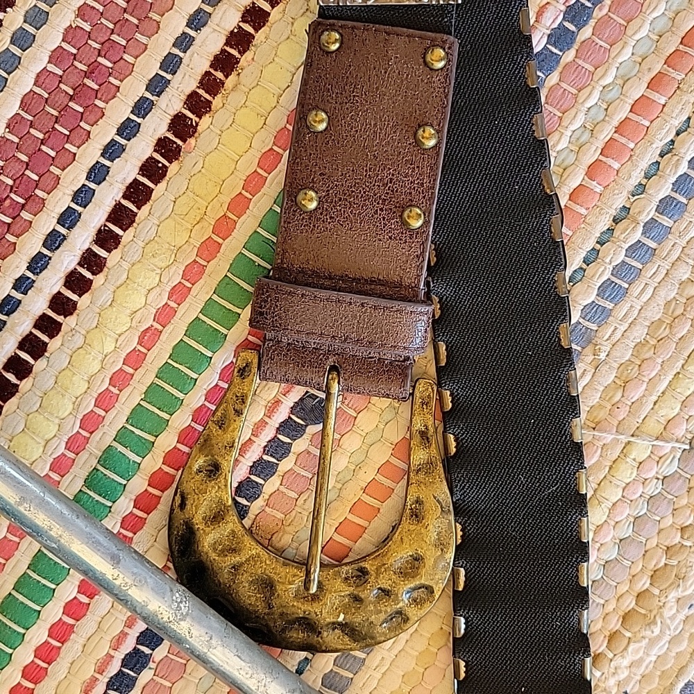 Vintage Retro Strtchy Statement Belt 38" stretches to 48" - Picture 7 of 8